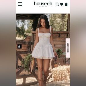 House of CB Pietra Dress in White